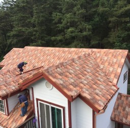 칼라강판 지붕공사